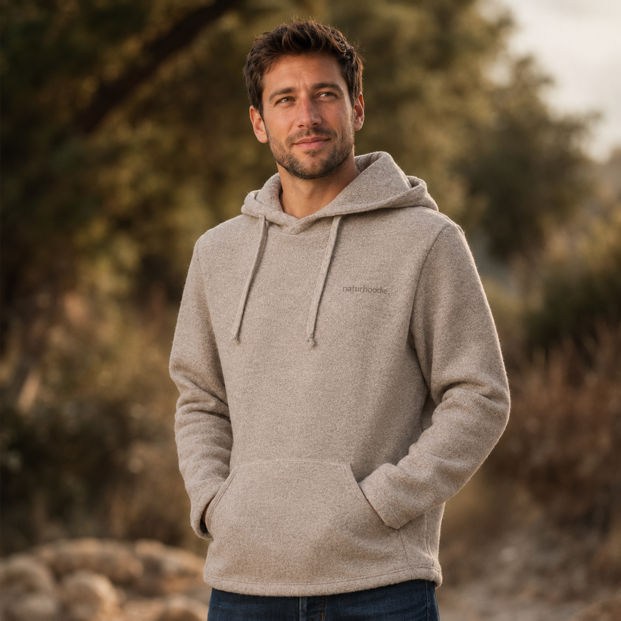 naturhoodie® WoolWave – 100% Merino-Schurwolle